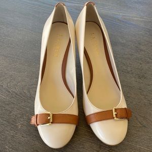 Ralph Lauren saffron Heels